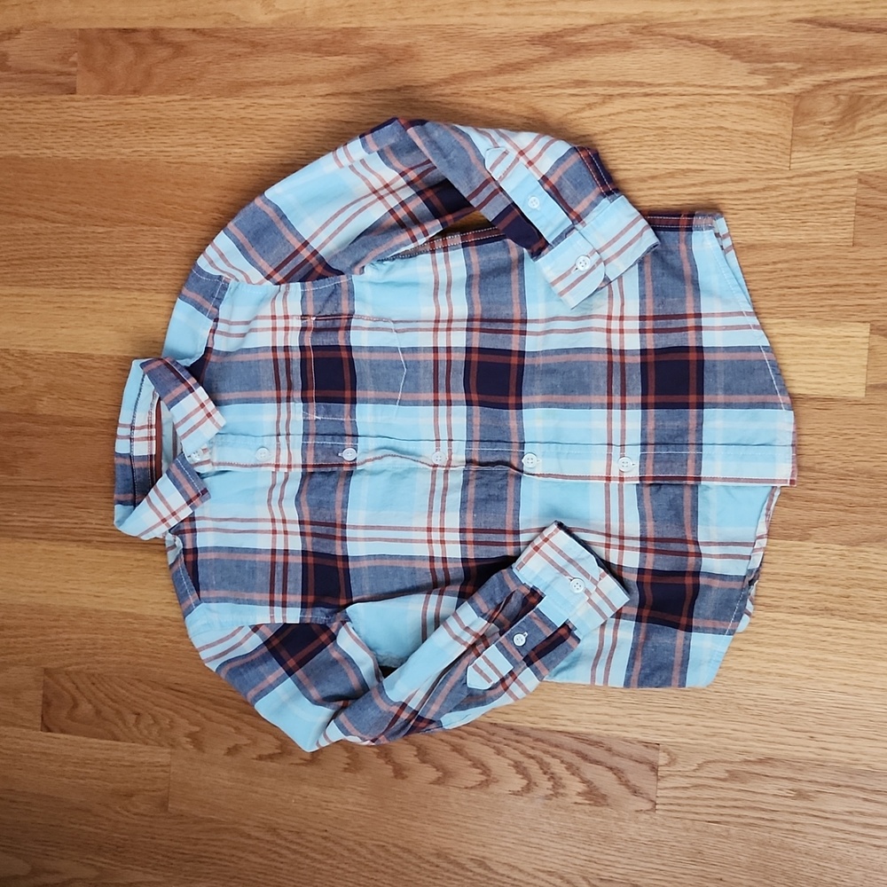 Cat & Jack, S (6/7), button down shirt, used